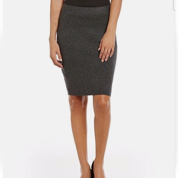 NWT Eileen Fisher Sleek Tencel Merino Interlock Pencil Skirt - Picture 1 of 11
